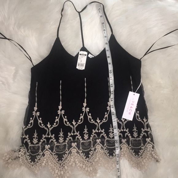 Black Lace tank top - Picture 2 of 2